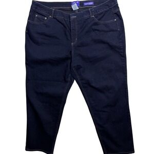 Just My Size, Jeans, JMS Womens Plus 22W Avg. Classic Fit Dark Wash Straight Leg